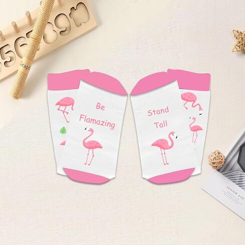 Inspirational Gifts - Flamingo Gifts for Women,Motivational Positive Encouragement Cheer up Uplifting Emotional Support Graduation Gift Ideas for Boys Girls Women Men Socks,Stocking Stuffers in Saudi Arabia