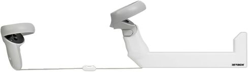 iSTOCK Left-Hand VR Gunstock - Stabilize Your Aim for Maximum Precision - Pro Grade, Light Weight, Highest Mobility Design - Compatible with Meta Quest 2, Quest 3, and Quest Pro in Saudi Arabia