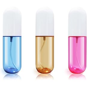 YOCASII 3PCS Mini Spray Bottle, 2oz Travel Spray Bottles Tsa Approved, Clear Mister Atomizer Travel Size, Pocket Small Spray Bottle for Hair Spray, Toners & Face in Saudi Arabia