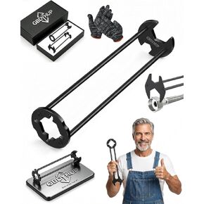 Multifunctional Sink Wrench Faucet Tool for Tight Spaces Kitchen Alloy Under Sink Drain Basin Plumbers Pipe Wrenches Portable Plumbing Repair Installation Tool for Kitchen Bathroom(A+b) in Saudi Arabia