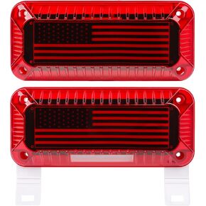 RV Tail Lights, 2PCS 57 LED Camper Trailer Lights With Running/Turn Signal/Brake/Stop License Plate Light, Surface Mount Waterproof Taillights for Camper Van Caravan in Kuwait