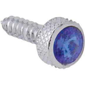 CTW 6 Pack of Upper Dash Screws Fits Kenworth - Blue Crystal Jewel in Kuwait