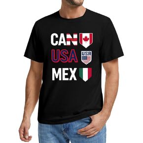 قمصان كرة القدم 2026 للنساء والرجال في الولايات المتحدة الأمريكية بأكمام قصيرة تي شيرت لكرة القدم تحت عنوان جرافيك تي شيرت علوي in Kuwait