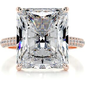 8 | 9 | 10 | 11 قيراط مويسانيتي مشع خاتم الخطوبة 10k 14k 18k الذهب و 925 فضة خمر مويسانيتي خاتم هدية الكريسماس للنساء in Kuwait