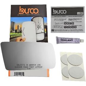 VAM Fits 84-89 300ZX, 200SX Right Pass Side Clear Mirror Glass Lens w/Silicone USA in Kuwait