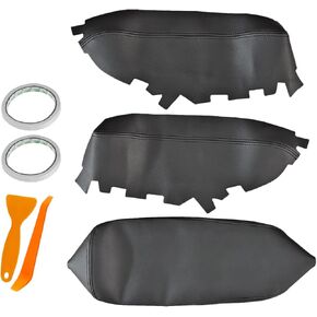 Center Console Lid Armrest & Door Panel Cover Fits for Toyota Avalon 2013-2018 Black in Kuwait