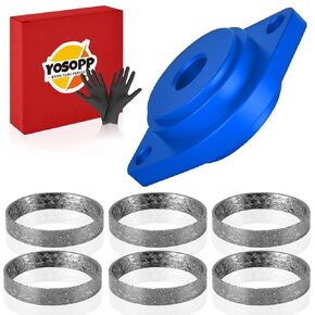 Harley Exhaust Gasket Seal Tool and Tapered Gasket - Fits 1984-2023 Models 6pcs (Blue) in Saudi Arabia