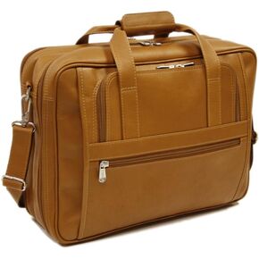 Piel Leather Large Ultra Compact Computer Bag, Saddle, One Size in Saudi Arabia