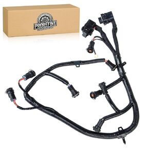 Upgraded FICM Fuel Injector Module Wiring Harness Compatible with Ford F250 F350 F450 F550 2003-2007 Excursion 2004-2005 6.0L Powerstroke Diesel Replace 5C3Z-9D930-A 5C3Z9D930A in Kuwait