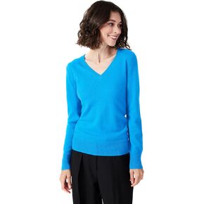 100% Pure Cashmere V-Neck Women's Sweater in Kuwait