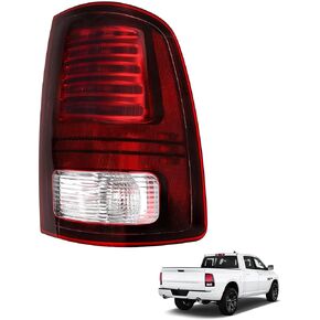 68093080AB مصباح خلفي LED يمين جانب الركاب متوافق مع Ram 1500 2013-2018 و2500 3500 2014-2018 استبدال السكن الأسود # 68093080AC، CH2801202، يناسب نماذج LED في المصنع فقط in Kuwait