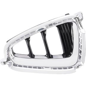 إطار ضوء الضباب الأيمن من HECASA متوافق مع 2016-2018 Kia Optima غطاء المصباح الأمامي للضباب الجانبي RH بديل مطلي بالكروم لـ KI1039155 86524D5210 in Kuwait