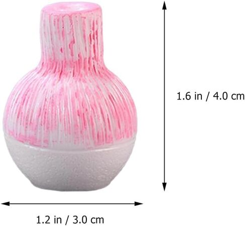 9 Pcs Mini Bud Vases Set - Tiny Resin Flower Vases with Ceramic Imitation Design for Mini Flower Arrangements, DIY Decor, Fairy Garden Accessories, Tabletop & Home Decorations, Gift for Plant Lovers in Kuwait