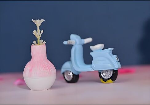 9 Pcs Mini Bud Vases Set - Tiny Resin Flower Vases with Ceramic Imitation Design for Mini Flower Arrangements, DIY Decor, Fairy Garden Accessories, Tabletop & Home Decorations, Gift for Plant Lovers in Kuwait