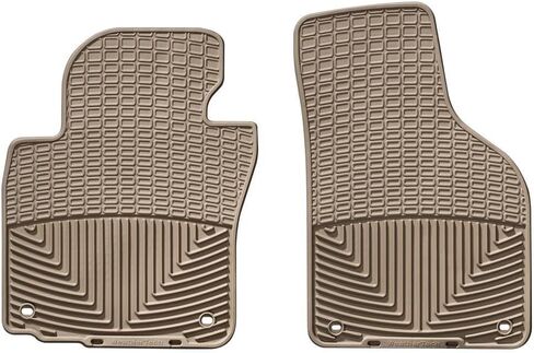 سجادات أرضية WeatherTech مناسبة لجميع الأحوال الجوية لسيارة VW CC، Golf R32، Eos - الصف الأول (W53)، أسود in Kuwait