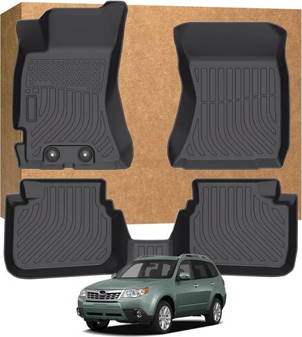سجادات أرضية لسيارة Subaru Forester 2009-2013، شديدة التحمل مقاومة للماء وغير قابلة للانزلاق وحماية من جميع الأحوال الجوية مخصصة in Saudi Arabia