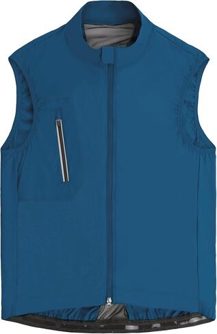 Men's Cycling Vest Windproof Waterproof Cycling Gilet Sleeveless Zipper pocket Breathable Bicycle Gilet Bike Vest in Kuwait