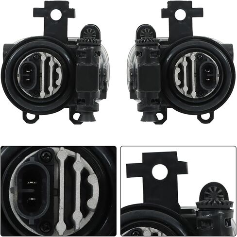 زوج من مصابيح الضباب للسائق الأيسر والجانب الأيمن من Labwork لاستبدال نيسان ركلات 2021-2023 مع مفتاح أسلاك الإطار in Kuwait