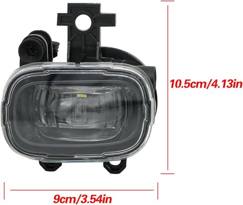 زوج من مصابيح الضباب للسائق الأيسر والجانب الأيمن من Labwork لاستبدال نيسان ركلات 2021-2023 مع مفتاح أسلاك الإطار in Kuwait