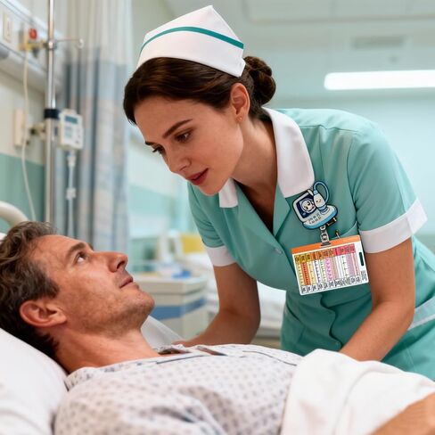 تفسير سريع لبطاقة شارة رسم القلب لتفسير إيقاع تخطيط القلب على الوجهين - ملحقات شارة الممرضة الأساسية للاستخدام السريري - تصميم مقاوم للماء بحجم كبير 4.72 بوصة × 3 بوصة in Kuwait