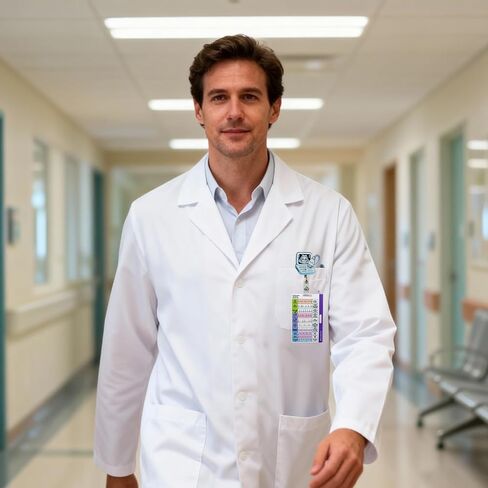 تفسير سريع لبطاقة شارة رسم القلب لتفسير إيقاع تخطيط القلب على الوجهين - ملحقات شارة الممرضة الأساسية للاستخدام السريري - تصميم مقاوم للماء بحجم كبير 4.72 بوصة × 3 بوصة in Kuwait