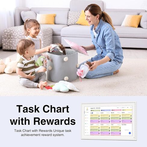 Viewedge Digital Calendar, 15.6 Inch Wall Planner Electronic Calendar & Chore Chart, Smart Touchscreen Interactive Display for Family Schedules, Great for Organizing Your Routines, Wall & Desk Mountable in Kuwait