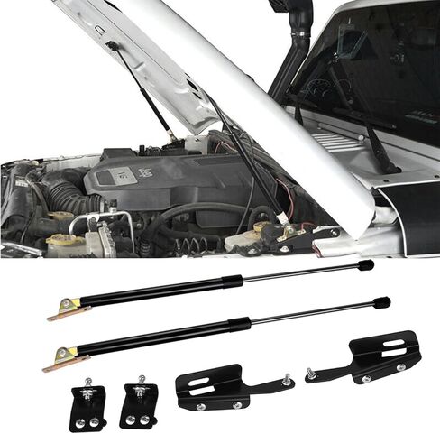 Front Hood Lift Support, Compatible with Jeep Wrangler JK & Unlimited 2011 2012 2013 2014 2015 2016 2017 2018 Hood Quick Lift Struts Lift Support Shocks Kit 1 Pair in Saudi Arabia