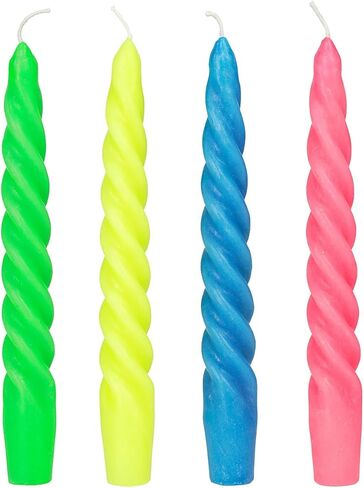 Curl & Crest Blacklight UV Reactive Glow Drip Candles – Body Art Candle Set for Couples Who Like to Play, in Saudi Arabia