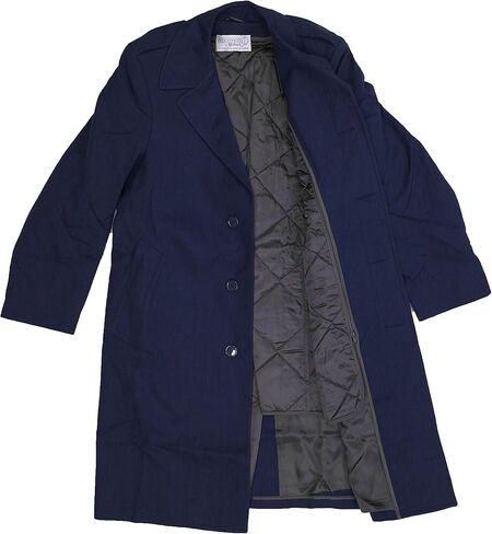 معطف رجالي كامل الطول من الصوف بصدر واحد من Freed & Freed in Kuwait