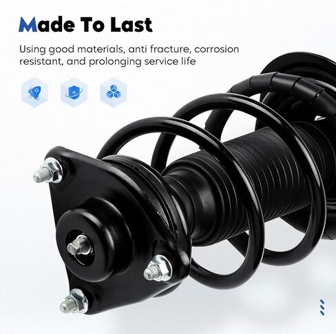 الدعامات الأمامية ممتص الصدمات مناسب لسيارة Hyundai Tucson 2.0L 2011-2015/2.4L 2010-2015، لكيا سبورتاج 2.4L 2014، لسيارة سبورتاج 2.0L 2011-2014، استبدال 1333452L 1333452R، قطعتان in Saudi Arabia