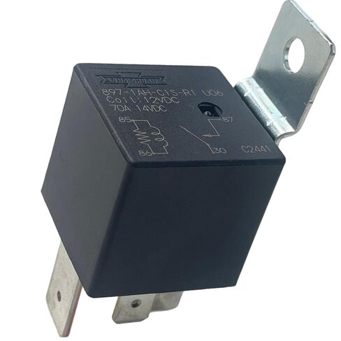 Genuine OEM 897-1AH-C1S-R1-U06 12V 70A Maxi Relay, SPST-NO, Resistor, Bracket, 4-Pin - 2MR2146 / 25171096 Electrical Equipment Panel Replacement in Kuwait