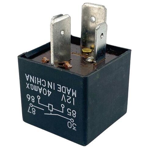 171937503A 17 Relay, 1-Pack, 12V 40A 4-Pin Micro Relay, Compatible with Volkswagen Audi, Replaces OEM 171937503A for Radiator Fan, A/C Compressor & Fuel Pump Fix in Kuwait