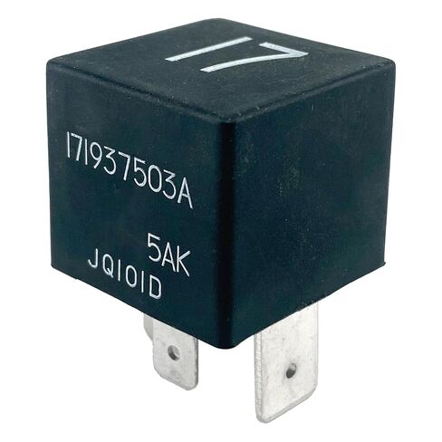 171937503A 17 Relay, 1-Pack, 12V 40A 4-Pin Micro Relay, Compatible with Volkswagen Audi, Replaces OEM 171937503A for Radiator Fan, A/C Compressor & Fuel Pump Fix in Kuwait