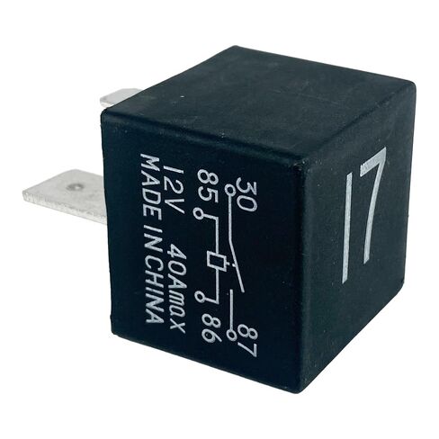 171937503A 17 Relay, 1-Pack, 12V 40A 4-Pin Micro Relay, Compatible with Volkswagen Audi, Replaces OEM 171937503A for Radiator Fan, A/C Compressor & Fuel Pump Fix in Kuwait