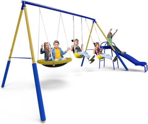 Sportspower Super Saucer Metal Swing Set: 2 Swings in Kuwait