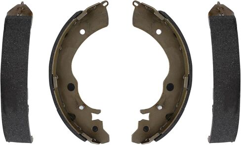 Detroit Axle - 8pc Brake Kit for 2003-2007 Honda Accord 2013-2014 Fit, Front Disc Brake Rotors Ceramic Brakes Pads with Hardware, Rear Brakes Drums Shoes Replacement : 11.10" inch Rotor in Saudi Arabia