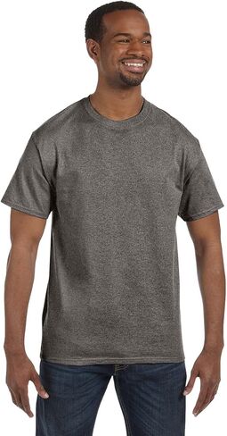 Gildan Men's Heavy Taped Neck Comfort Jersey T-Shirt in Saudi Arabia