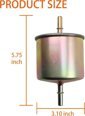 F65455 Fuel Filter compatible with Mercury Cougar 1999-2002 with 2.5L 6Cyl V:Ford Escape 2001-2006 with 3.0L 6Cyl V:Ford F-150 1986-1991 with 5.0L 8 Cyl Engine F65455 in Saudi Arabia