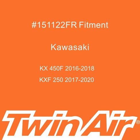 Dual Stage Foam Air Filter for Kawasaki Dirt Bikes - Fits KX450F 2016-2018 and KX250F 2017-2020 - Off-Road Motocross Replacement Filter with FR Protection(OEM Part # 11013-0041) in Saudi Arabia