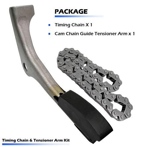 Timing Chain & Tensioner Arm Kit Compatible with Honda Recon 250 TRX250X TRX250EX TRX250TM TRX250TE OEM# 14510-HM8-000 14401-HN5-671 2001-2024 in Saudi Arabia
