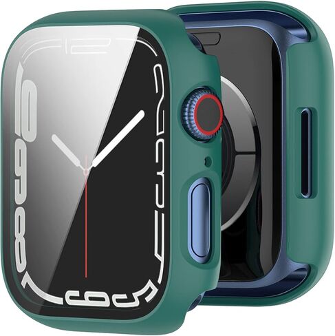 NINKI for Apple Watch Series 10 42mm Case Colorful,Metal + TPU Case for Apple Watch 10 Case 42mm Iridescent Bumper Face for Apple 10 Watch Cover 42mm iWatch 10 Case for Apple Watch 10 42mm Case Women in Kuwait