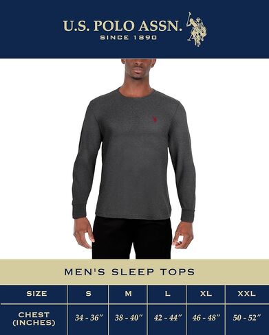 يو اس بولو اسن. قميص حراري للرجال - قميص منسوج بأكمام طويلة (عبوتان) in Kuwait