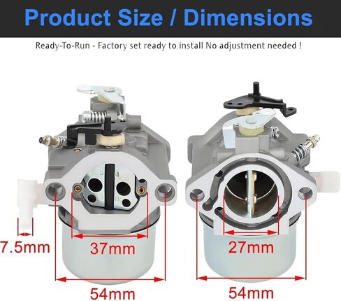 المكربن ​​لبريجز وستراتون 256427-1162-E1 256427-1201-E1 19A402-0199-01 محركات # 695501، 695503 in Kuwait