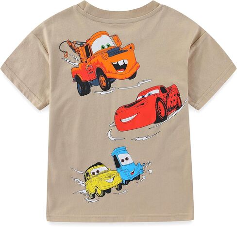 Disney Cars Lightning McQueen Boys Short Sleeve T-Shirt and Mesh Short Set for Toddler and Big Kids in Saudi Arabia