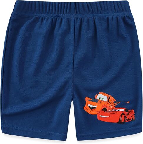 Disney Cars Lightning McQueen Boys Short Sleeve T-Shirt and Mesh Short Set for Toddler and Big Kids in Saudi Arabia