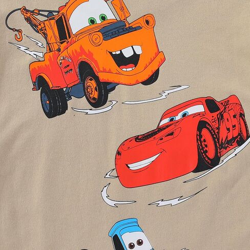Disney Cars Lightning McQueen Boys Short Sleeve T-Shirt and Mesh Short Set for Toddler and Big Kids in Saudi Arabia