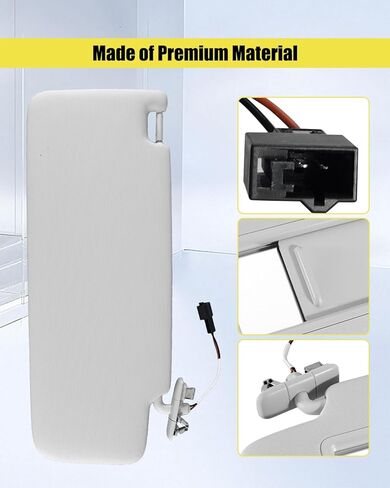 5GG857551 واقي من الشمس الأمامي الأيسر الأيمن مناسب لسيارة VW Golf MK7 Passat B8 Jetta MK7 T-Cross T-ROC، ظل رمادي للحماية من الشمس in Kuwait