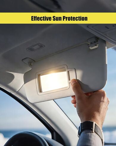 5GG857551 واقي من الشمس الأمامي الأيسر الأيمن مناسب لسيارة VW Golf MK7 Passat B8 Jetta MK7 T-Cross T-ROC، ظل رمادي للحماية من الشمس in Kuwait