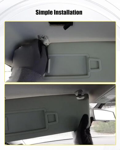 5GG857551 واقي من الشمس الأمامي الأيسر الأيمن مناسب لسيارة VW Golf MK7 Passat B8 Jetta MK7 T-Cross T-ROC، ظل رمادي للحماية من الشمس in Kuwait