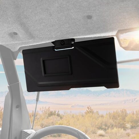 A & UTV PRO Sun Visor for Polaris Xpedition XP/XP 5 / ADV/ADV 5 2024 2025-135° Adjustable Anti-Glare PP Shade Extension, OEM #2891239 - UTV Accessories for Off-Road Comfort & Safety 2PCS in Saudi Arabia